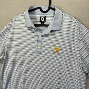 FootJoy Men’s XL Presidents Cup Athletic Fit Performance Golf Polo Embroidered